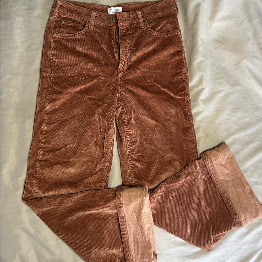 Anthropologie Brown Corduroy Pants